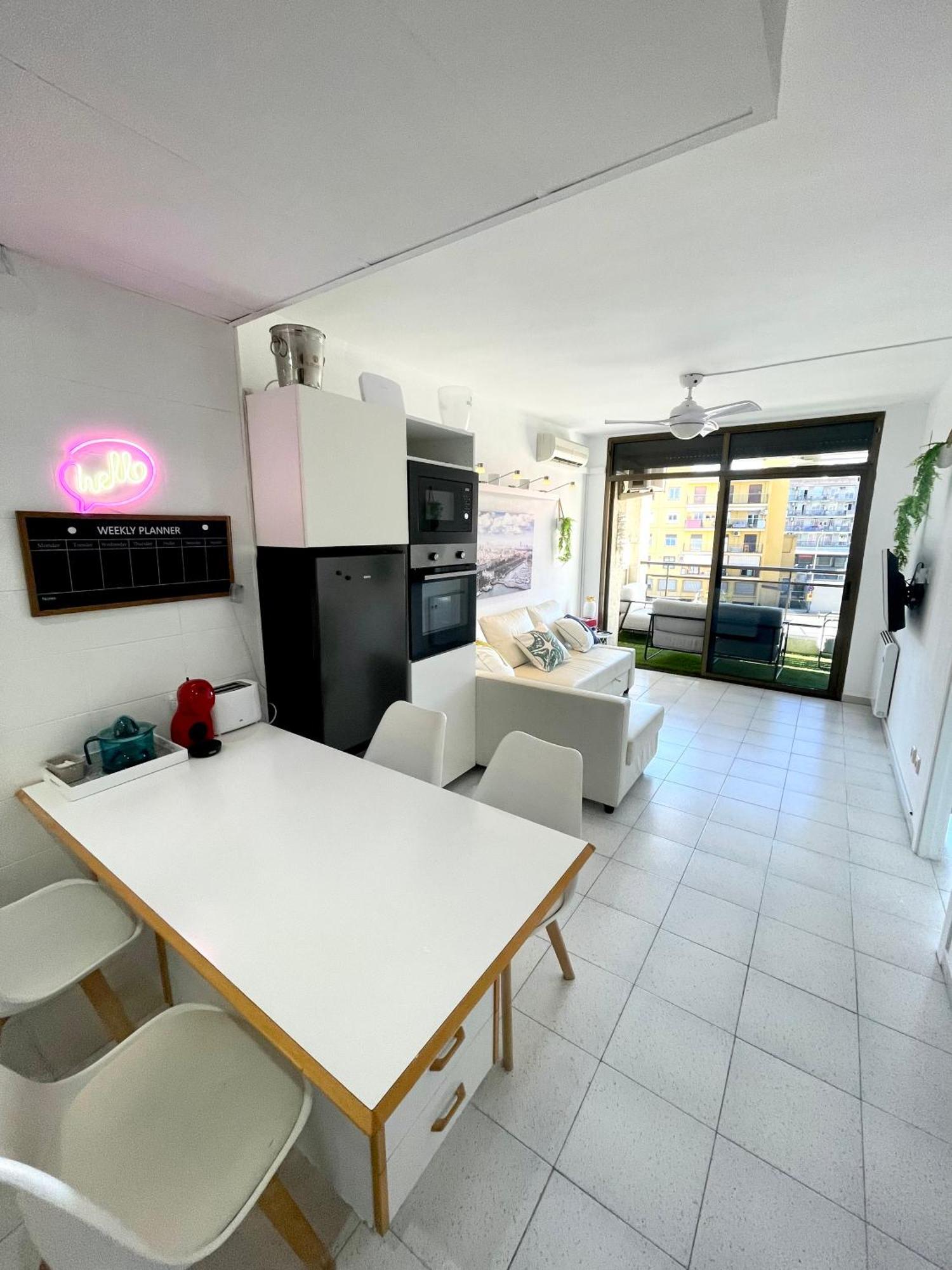 Apartemento Piscina Centro Calella 3 Min Playa Buitenkant foto